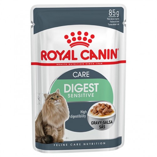 پوچ رویال کنین مخصوص گربه بالغ با حساسیت گوارشی/ 85 گرمی/ Royal Canin Digest Sensitive